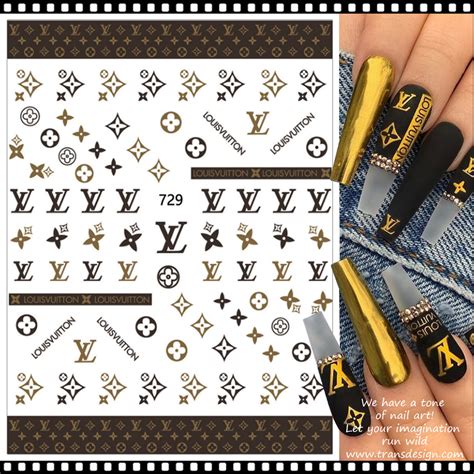 lv nail decal|louis vuitton press on nails.